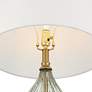 6_Possini Euro Rebecca 29" High Smoked Glass Teardrop Glass Table Lamp more views