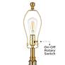 7_Possini Euro Rebecca 29" High Smoked Glass Teardrop Glass Table Lamp more views
