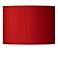 Possini Euro Red Faux Silk Dupioni Shade 13.5X13.5X10 (Spider)