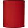Possini Euro Red Textured Polyester Shade 10x10x12 (Spider)