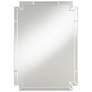 Possini Euro Redi 26" x 36" Cut Corner Edge Wall Mirror