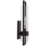 7_Possini Euro Reed 21" High Sand Black Wall Sconce more views