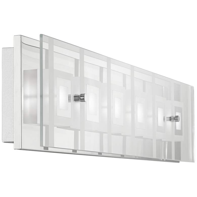 Image 4 Possini Euro Reese 28 1/4" Wide 6-Light Glass LED Bath Light more views