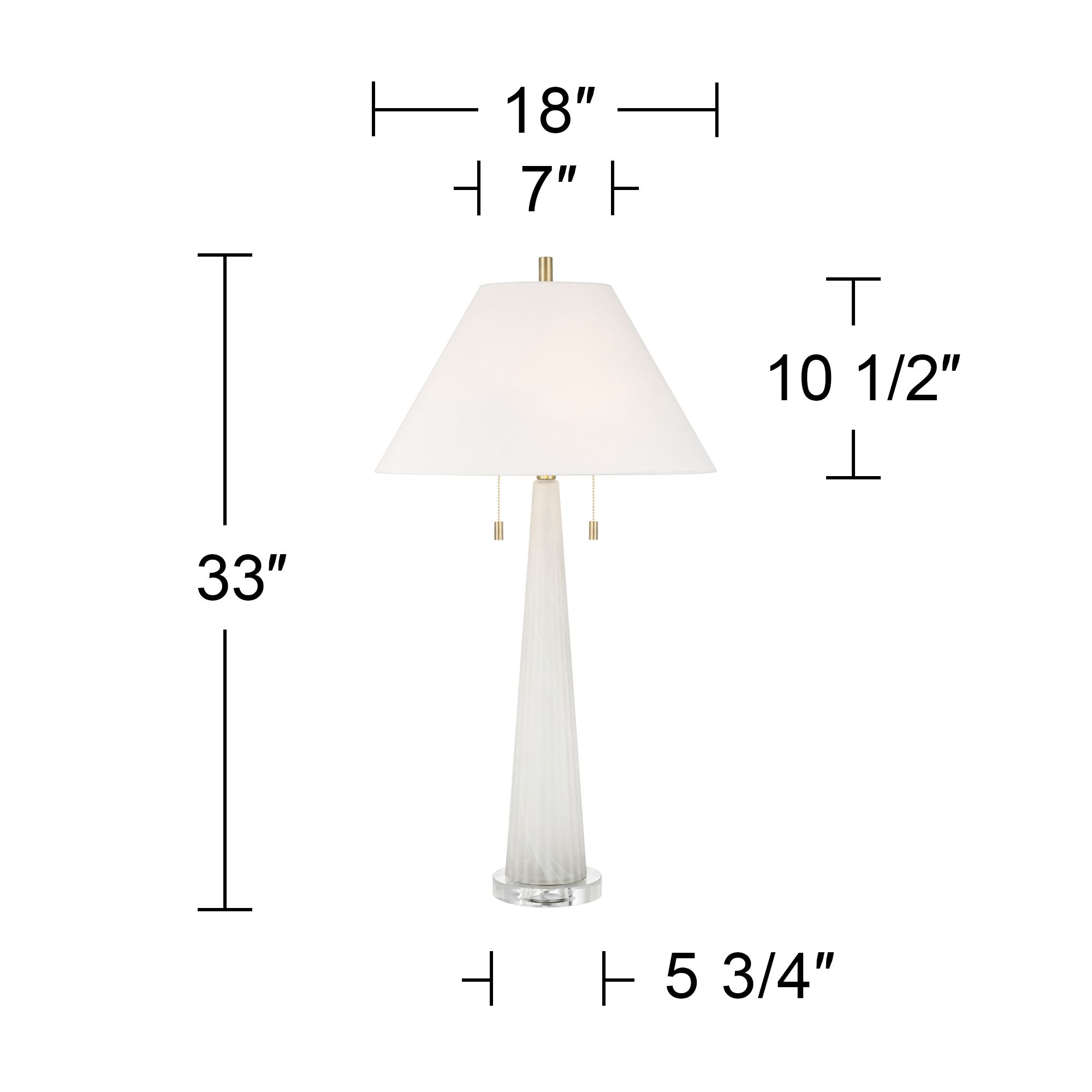 Watch A Video About the Possini Euro Regina White Glass 2 Light Table Lamp