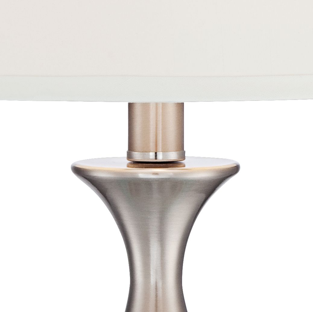 Image 4 Possini Euro Reiner 23" Nickel and Blue-Green Glass Urn Table Lamp more views