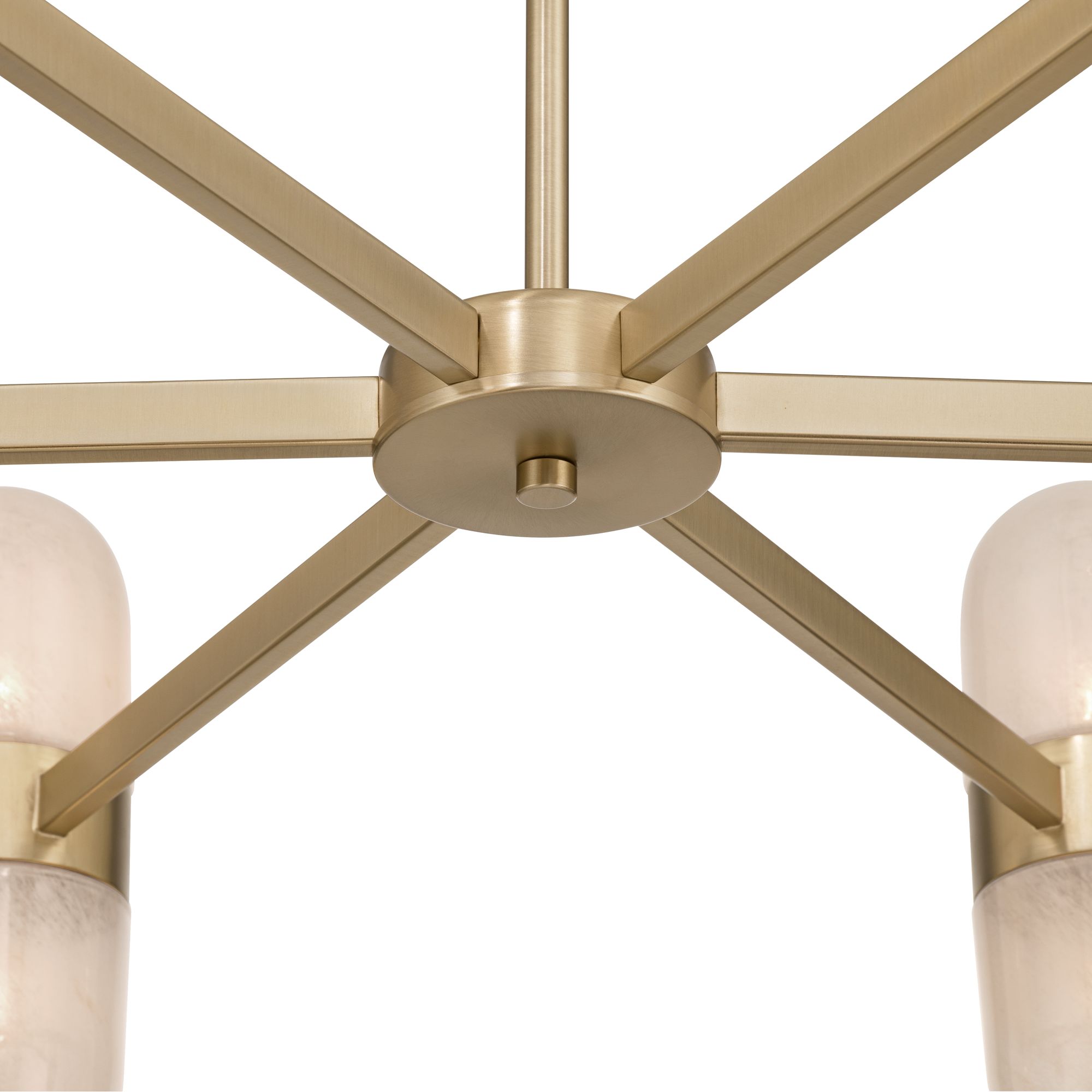 Image 5 Possini Euro Reiter 32" Wide Matte Brass 12-Light Chandelier more views