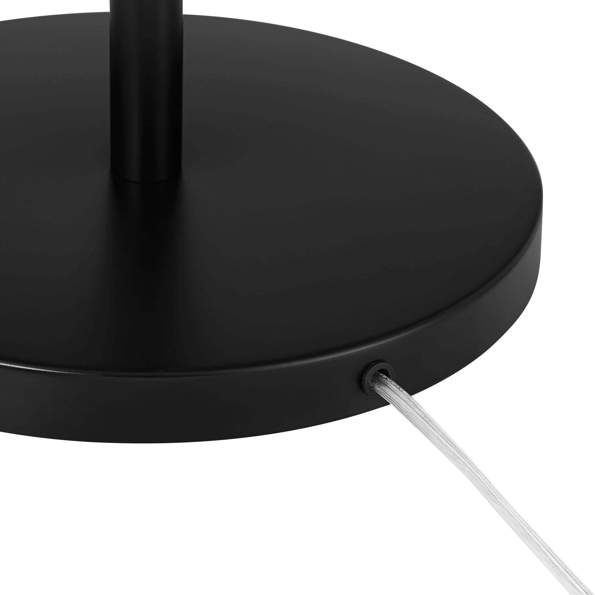 Image 7 Possini Euro Rhys 62" High Black Modern Mushroom Dome Floor Lamp more views