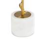 Possini Euro Ribbon 34 1/2" High Marble and Gold Modern Table Lamp
