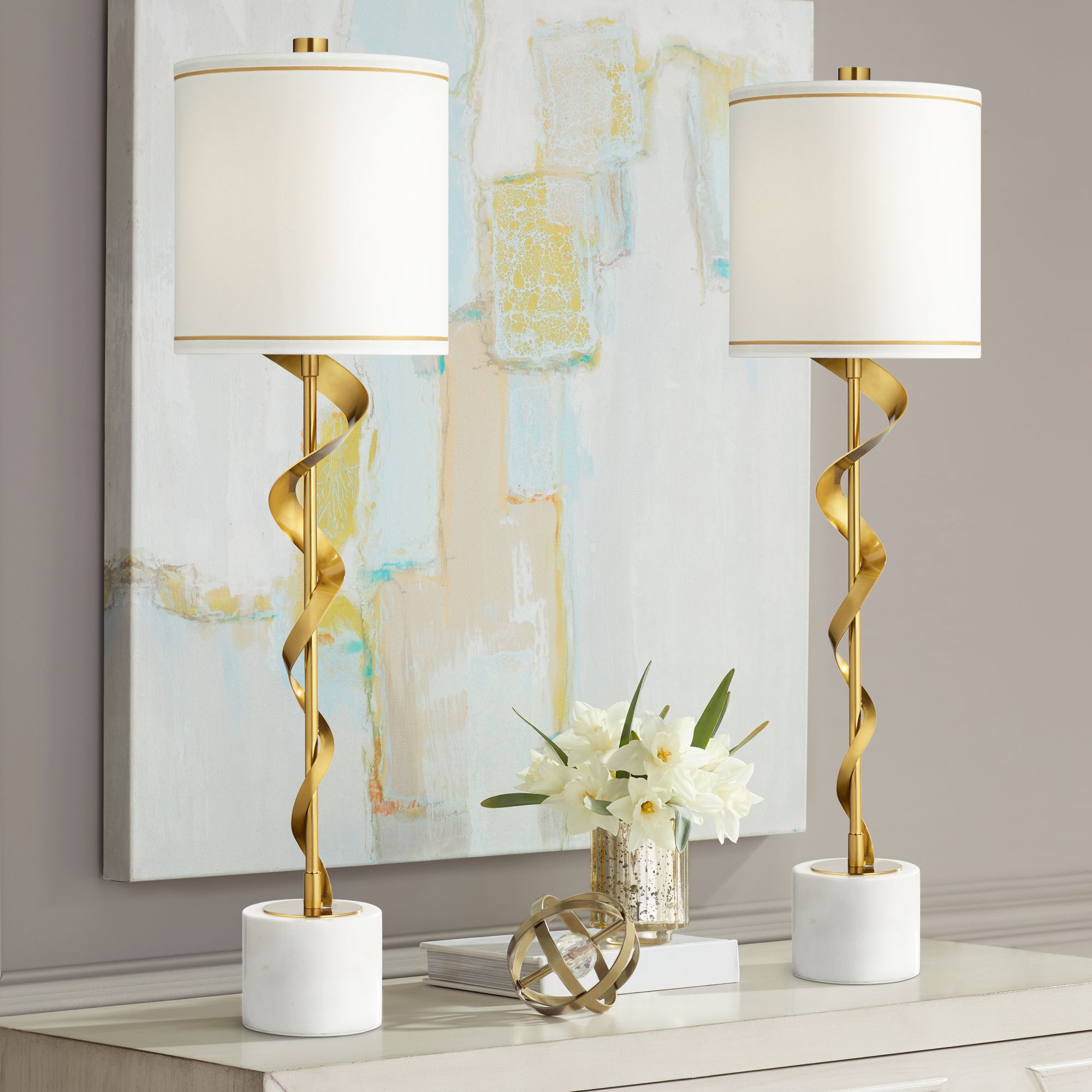 Gold, Lamp Sets Table Lamps Page 2 Lamps Plus