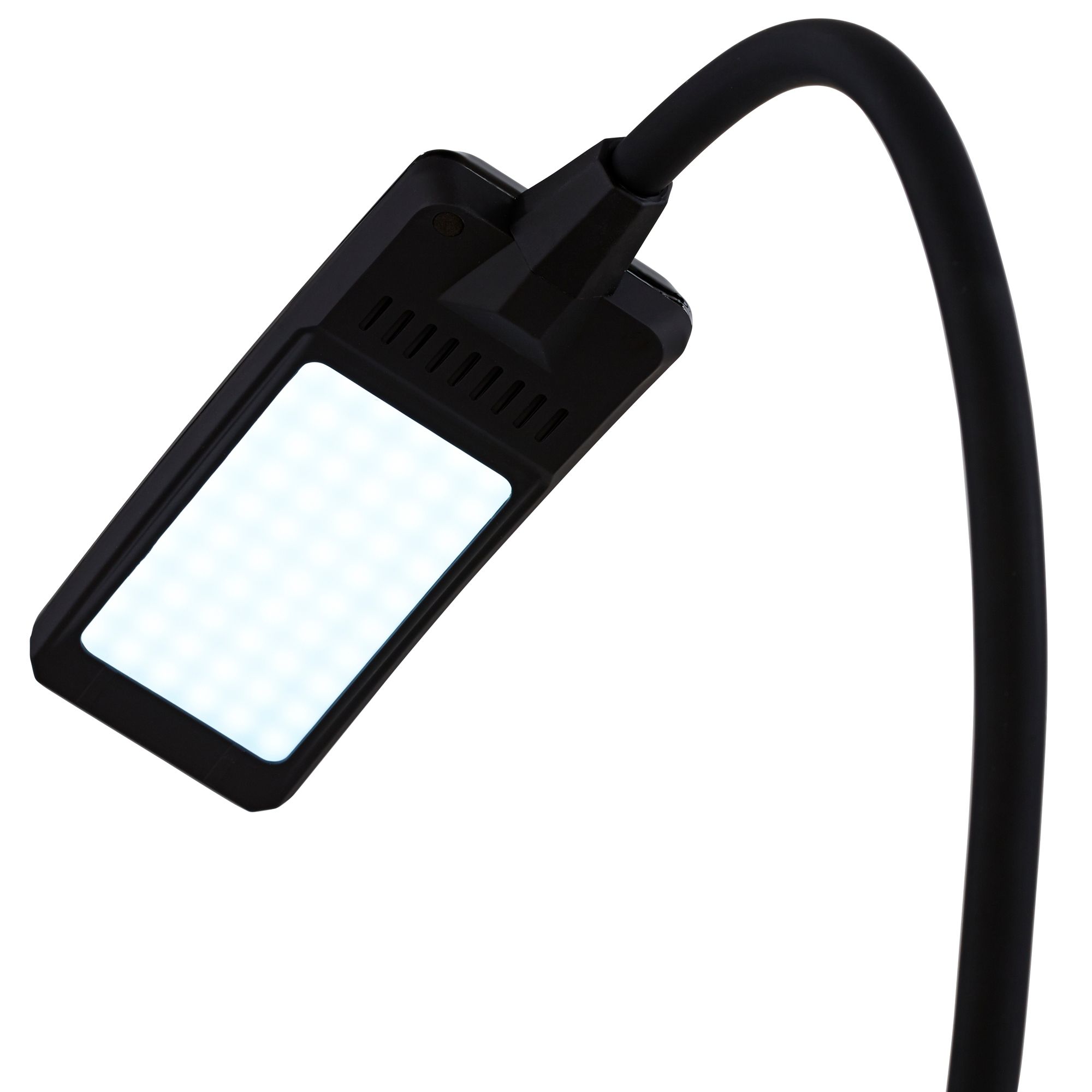 Image 6 Possini Euro Ricky Black Gooseneck LED Desk Lamps Set of 2 with USB Ports more views