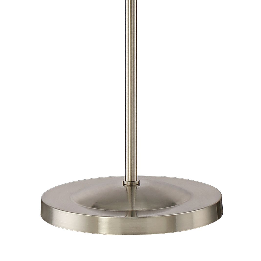 Image 4 Possini Euro Ridley 61" Nickel Gooseneck Floor Lamp with USB Dimmer more views