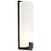 Possini Euro Rigdon 19 1/2" High Bronze and White Acrylic Wall Sconce