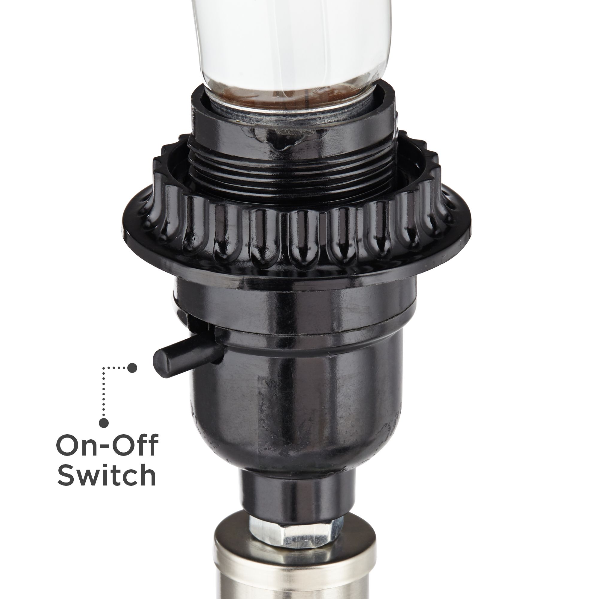 Image 6 Possini Euro Rita 14 3/4" Glass Table Lamp Set of 2 with Smart Sockets more views