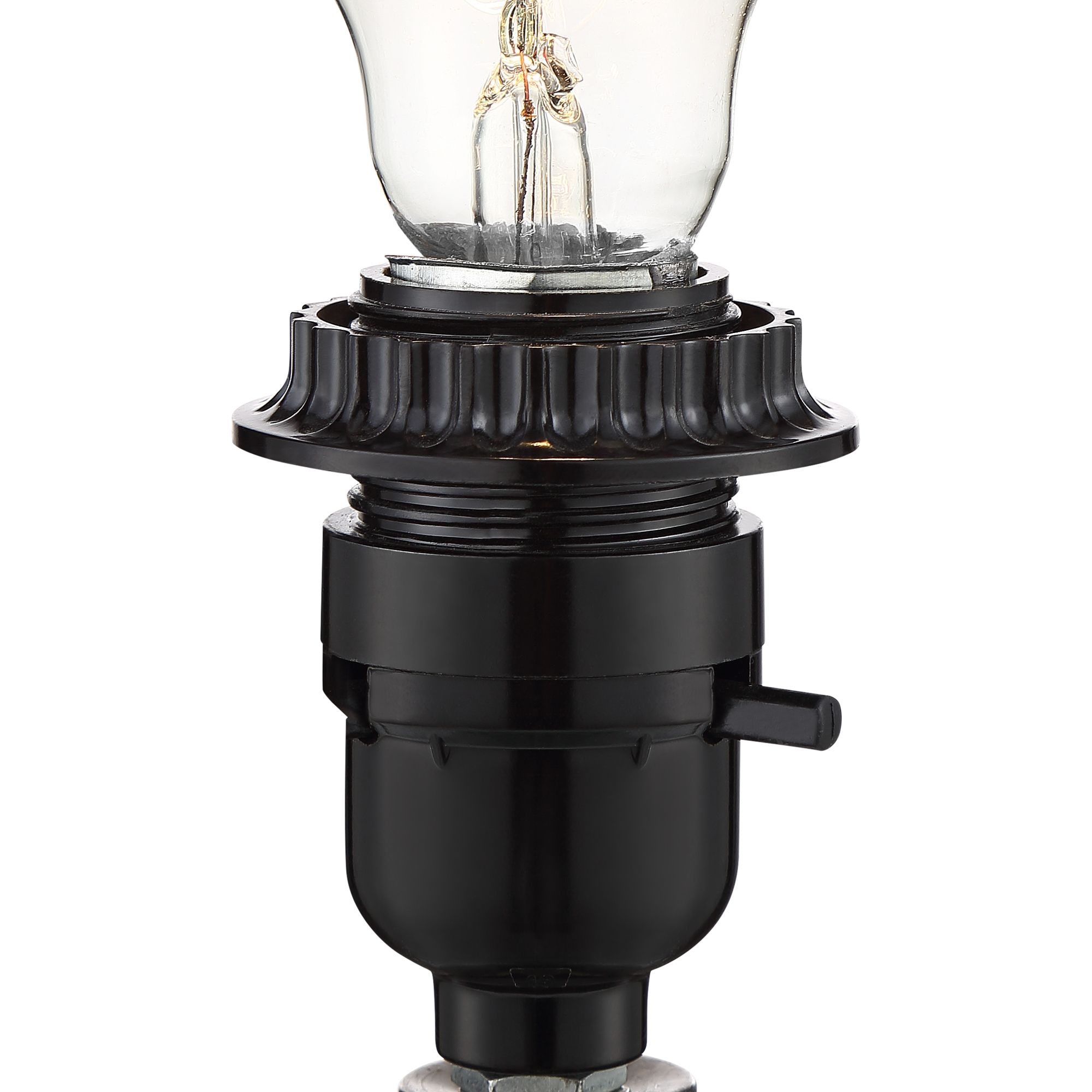 Image 3 Possini Euro Rita 18 1/2" Blue Glass Lamps Set with Acrylic Risers more views