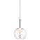 Possini Euro Ritzville 7" Wide Chrome LED Mini Pendant