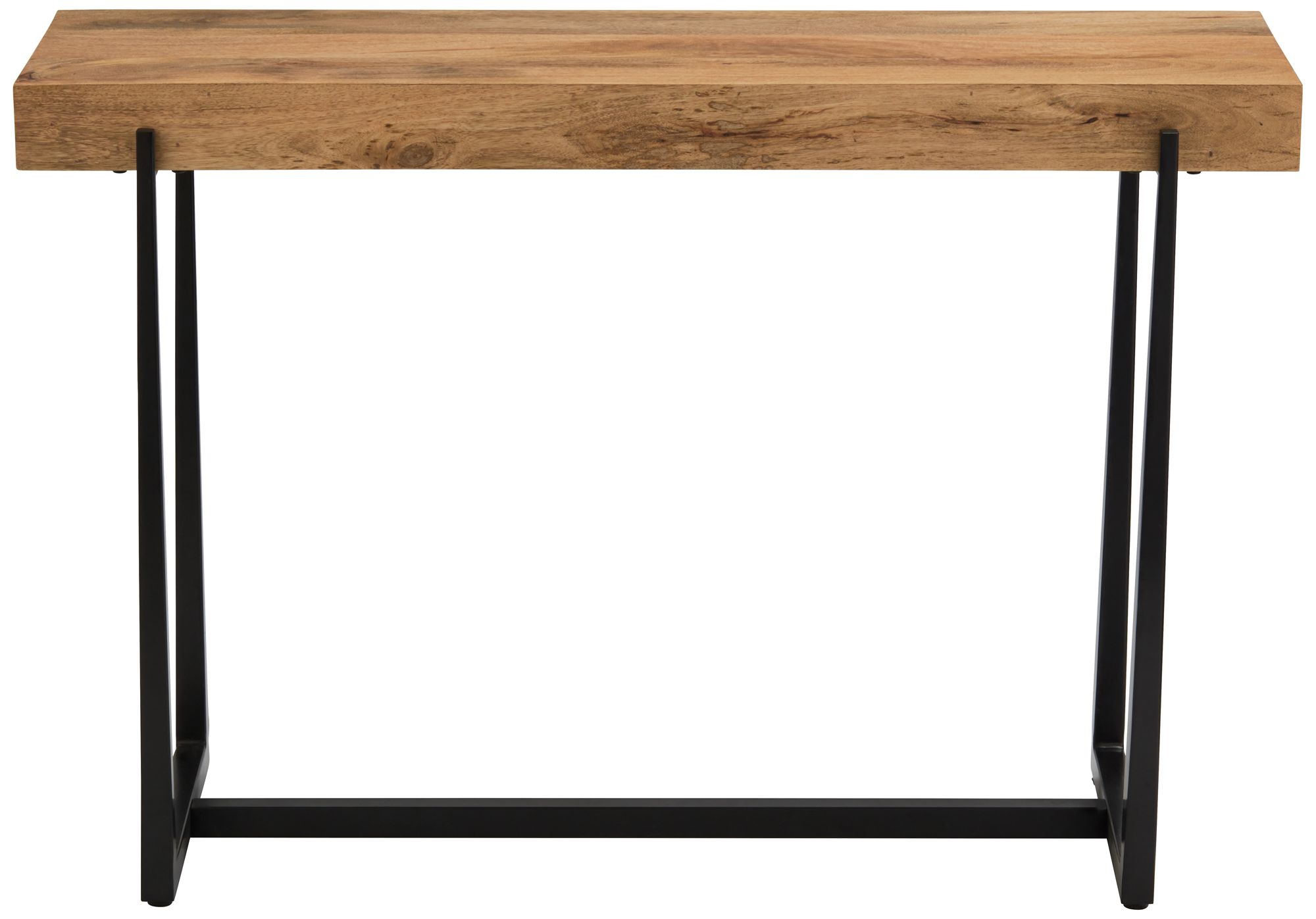 Image 6 Possini Euro Roanoke 44" Wide Natural Wood Console Table more views