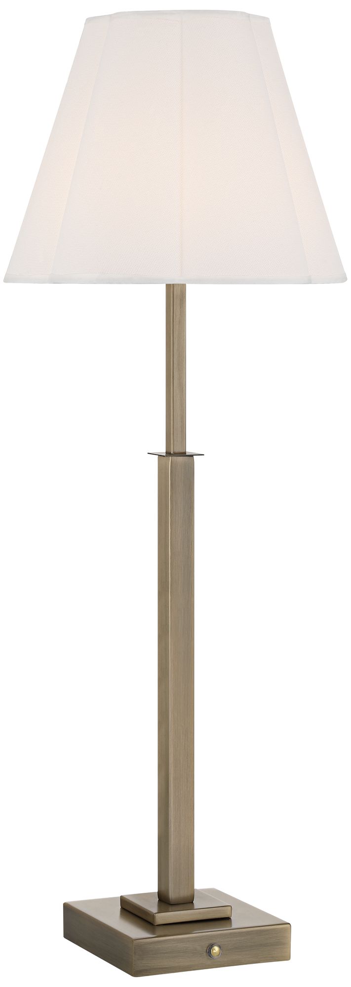 Image 2 Possini Euro Robin 25 1/2" High Brass Metal Battery Power Table Lamp