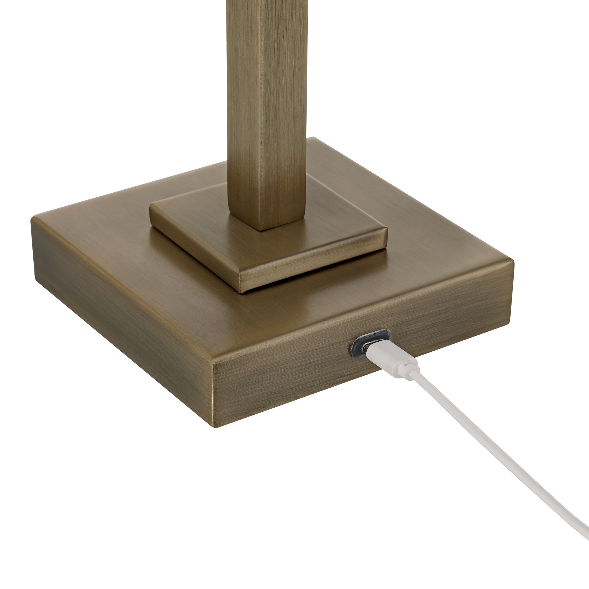 Possini Euro Robin 25 1/2" High Brass Metal Battery Power Table Lamp