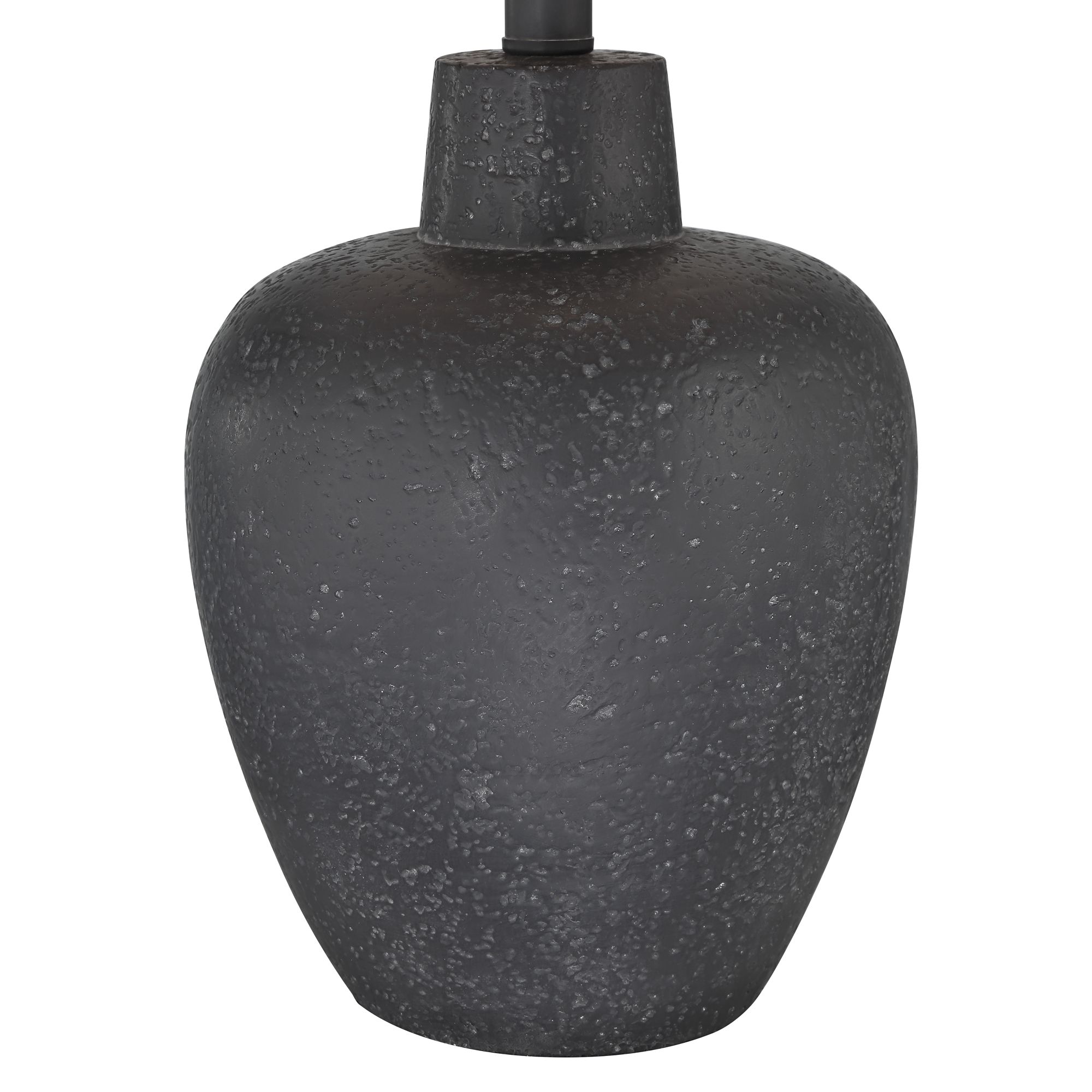 Image 7 Possini Euro Romeo 23 1/2" High Stone Gray Jar Table Lamps Set of 2 more views