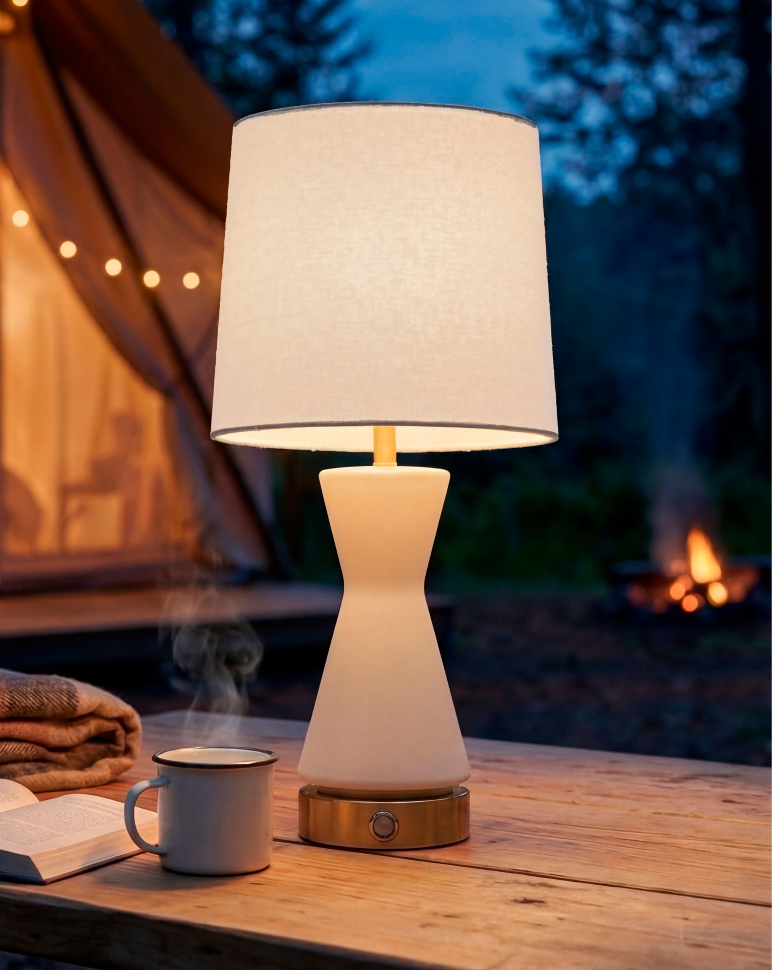 Watch A Video About the Possini Euro Rommy White Glass Battery Powered Accent Table Lamp