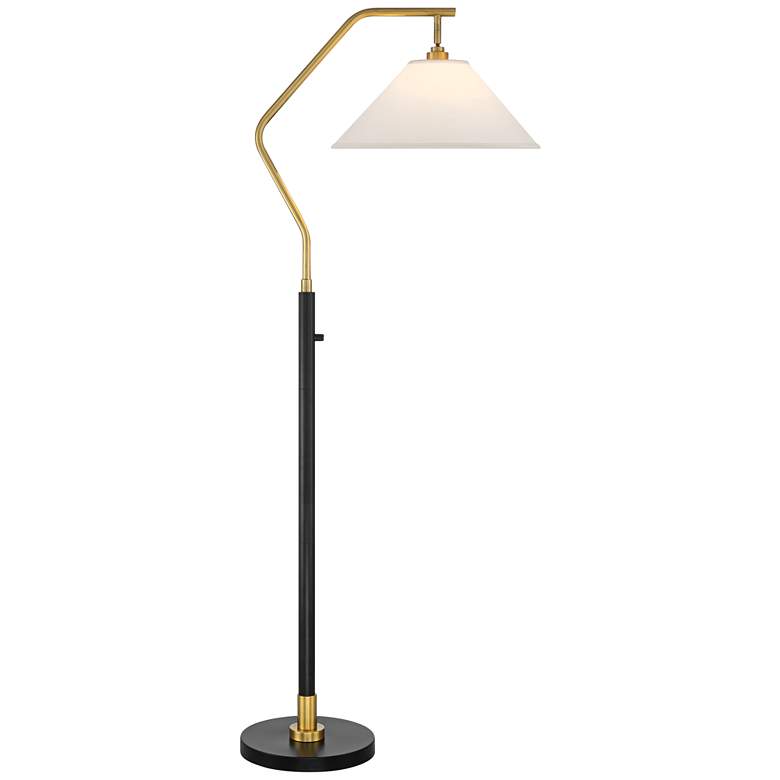 Image 3 Possini Euro Rook 66" Chairside Arc Floor Lamp with Dimmer