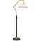 Possini Euro Rook 66" Chairside Arc Floor Lamp with Dimmer