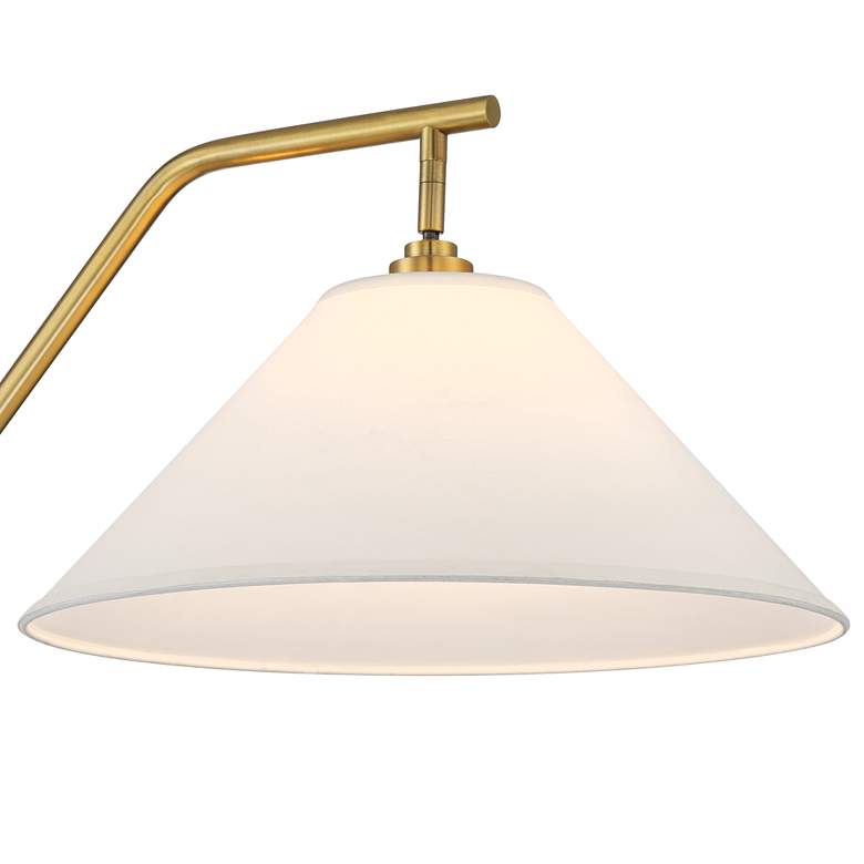 Image 4 Possini Euro Rook 66" Chairside Arc Floor Lamp with Dimmer more views