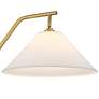 4_Possini Euro Rook 66" Chairside Arc Floor Lamp with Dimmer more views