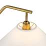 5_Possini Euro Rook 66" Chairside Arc Floor Lamp with Dimmer more views