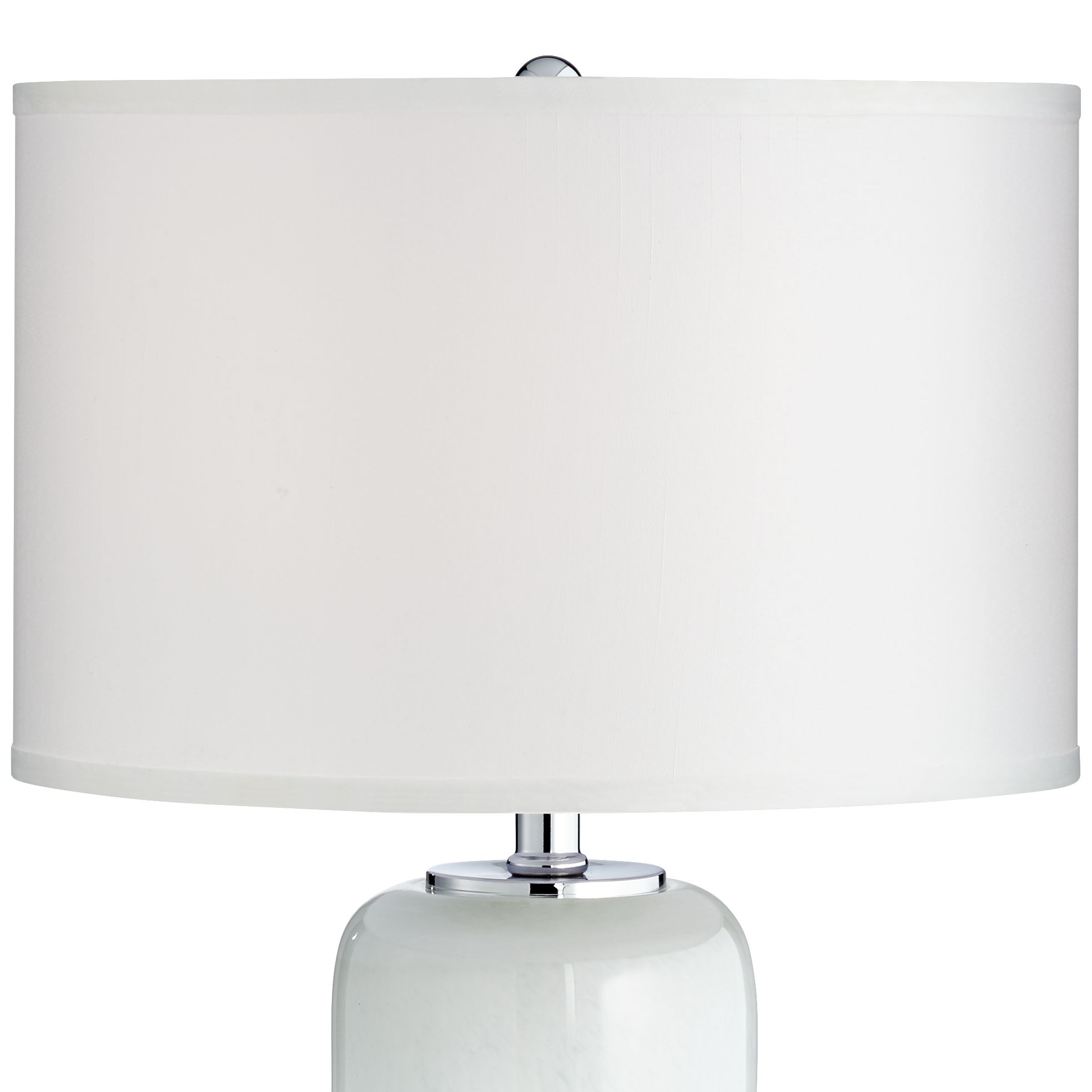 Thumbnail3 of Possini Euro Roxanne 25" Blue Night Light Lamp with Black Marble Riser more views