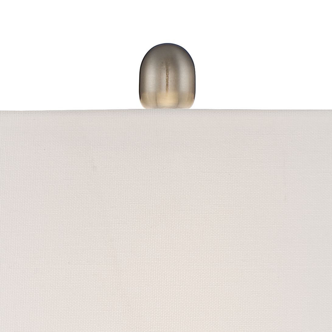 Image 3 Possini Euro Roxie 31" High Brushed Nickel Metal Table Lamps Set of 2 more views