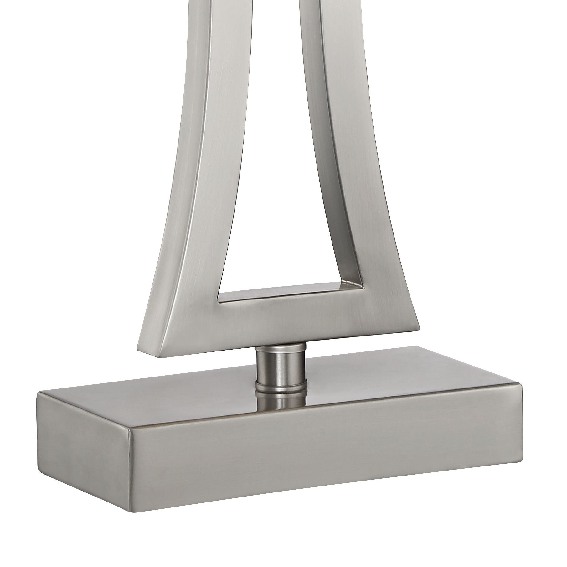 Image 5 Possini Euro Roxie 31" High Brushed Nickel Metal Table Lamps Set of 2 more views