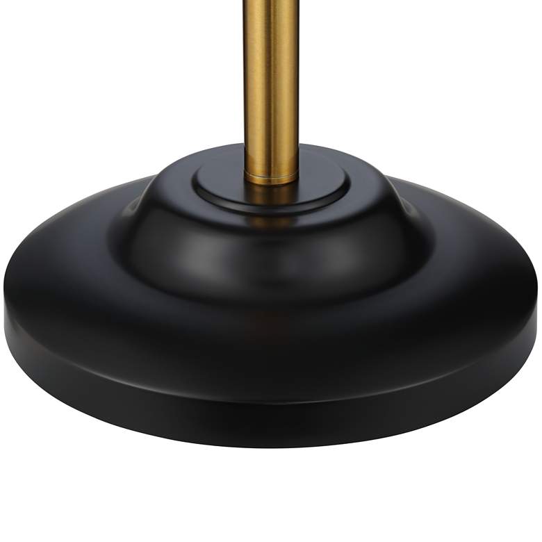 Image 7 Possini Euro Roxie 65 1/2" Double Shade Black and Gold Floor Lamp more views