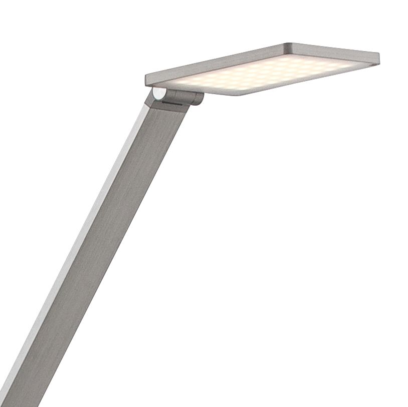 Image 4 Possini Euro Royce Adjustable Arm Aluminum LED Task Floor Lamp more views