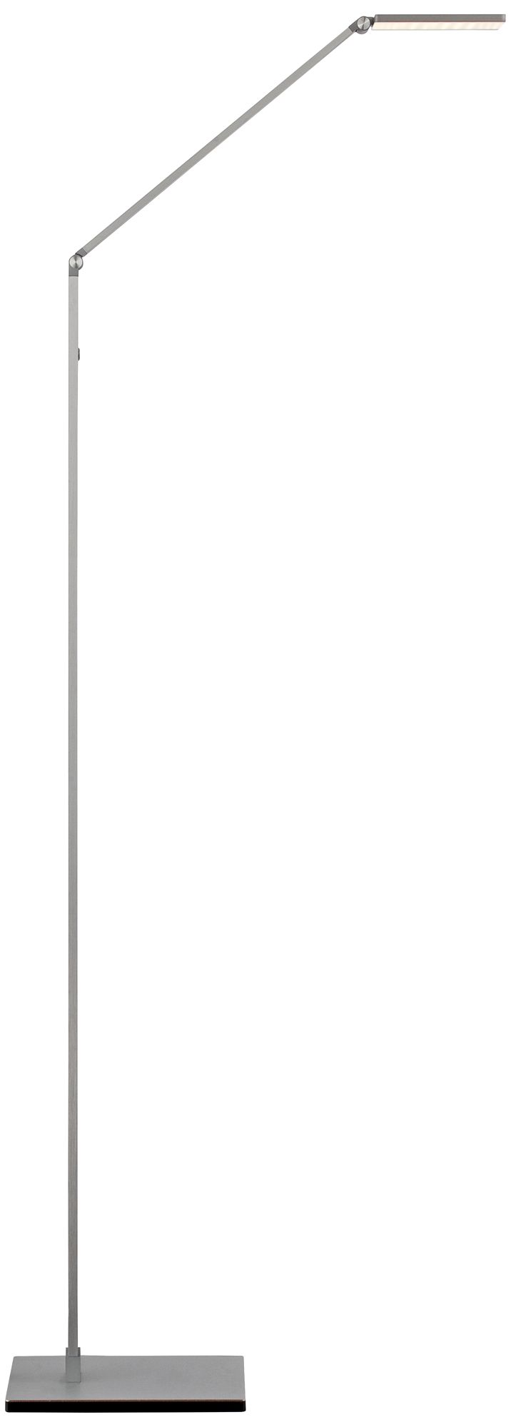 Watch A Video About the Possini Euro Bentley Adjustable Arm Aluminum LED Task Floor Lamp