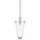 Possini Euro Russe 5 1/4"W Brushed Nickel Cone Mini Pendant