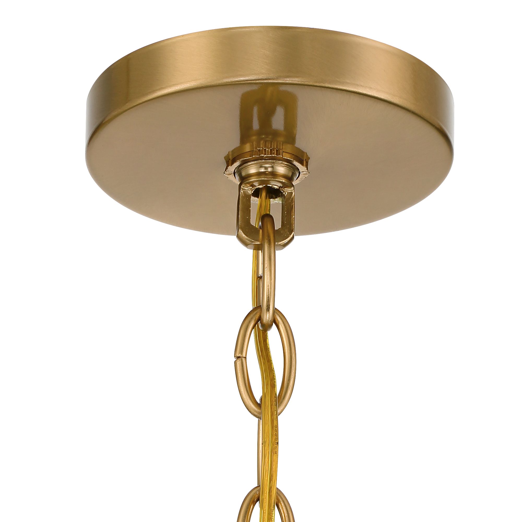 Image 6 Possini Euro Rysa 30 1/2" Brass and Crystal 9-Light Chandelier more views