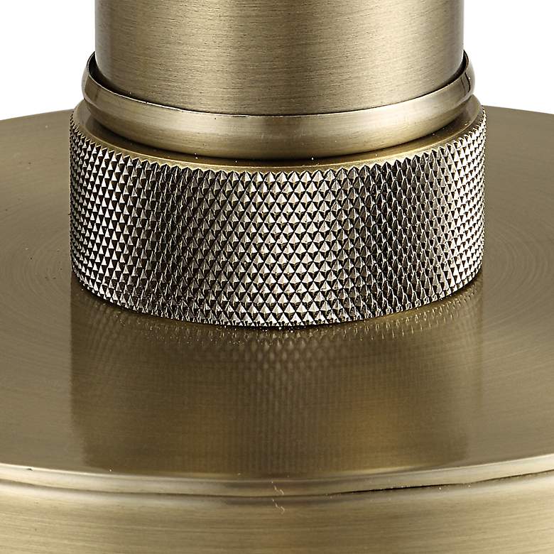 Image 4 Possini Euro Saba 26 1/2" High Antique Brass Dome Table Lamp more views