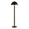 Possini Euro Saba 58 1/2" High Dark Bronze Mushroom Dome Floor Lamp