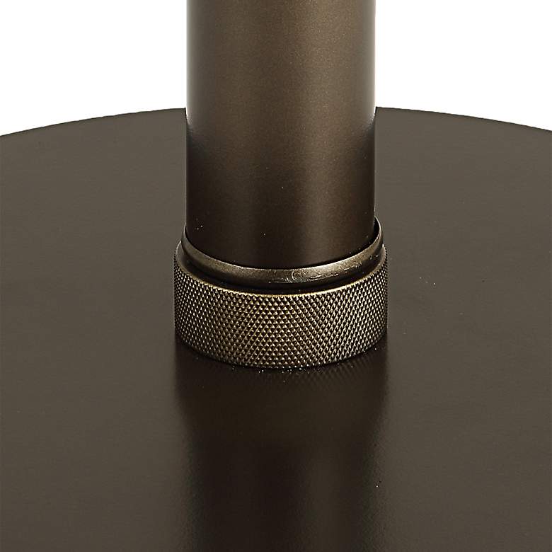 Image 4 Possini Euro Saba 58 1/2" High Dark Bronze Mushroom Dome Floor Lamp more views