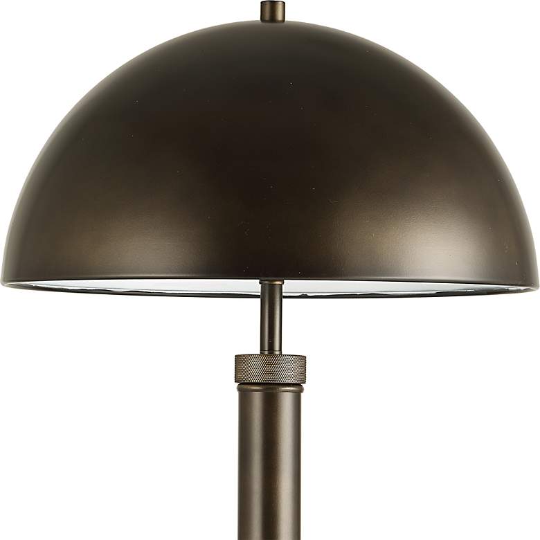 Image 5 Possini Euro Saba 58 1/2" High Dark Bronze Mushroom Dome Floor Lamp more views