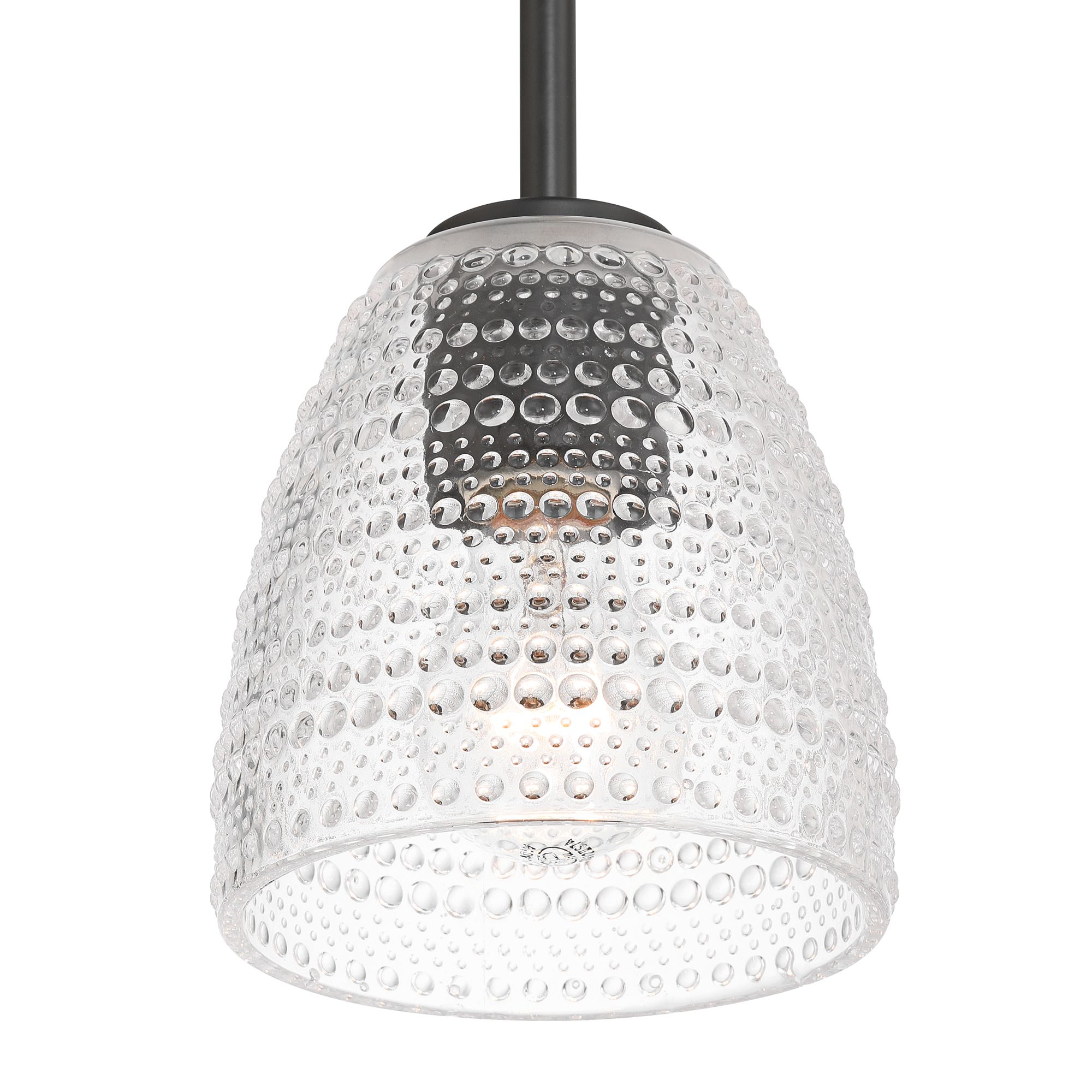 Image 3 Possini Euro Sabrina 5 3/4" Wide Black Mini Pendant Light more views