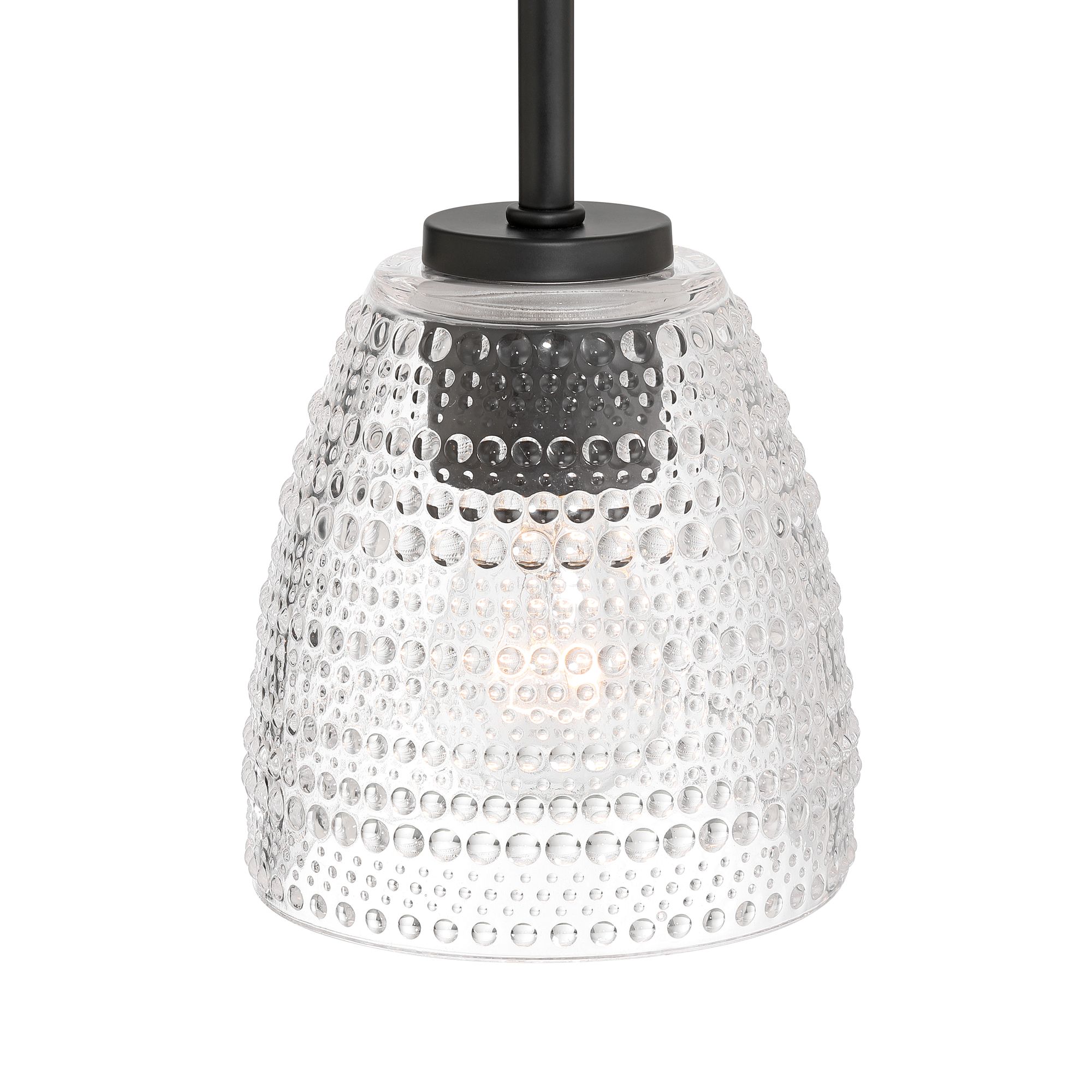 Image 4 Possini Euro Sabrina 5 3/4" Wide Black Mini Pendant Light more views