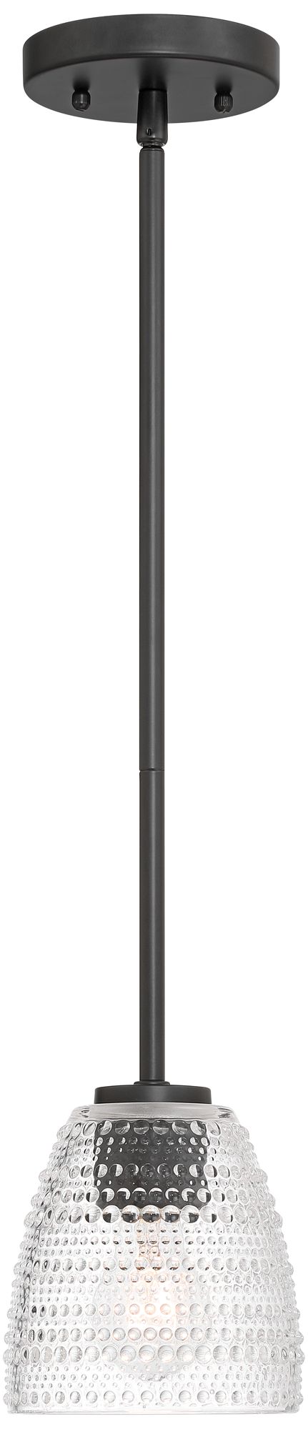 Image 6 Possini Euro Sabrina 5 3/4" Wide Black Mini Pendant Light more views