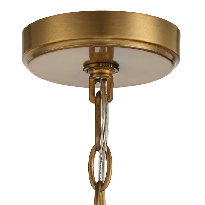 Image 5 Possini Euro Saffira 20 inch Wide Warm Gold Modern Luxe Drum Pendant Light more views