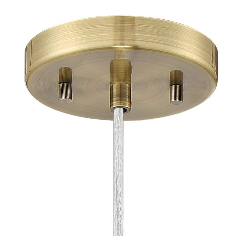Image 4 Possini Euro Safi 9" Wide Antique Brass Moroccan Mini Pendant Light more views