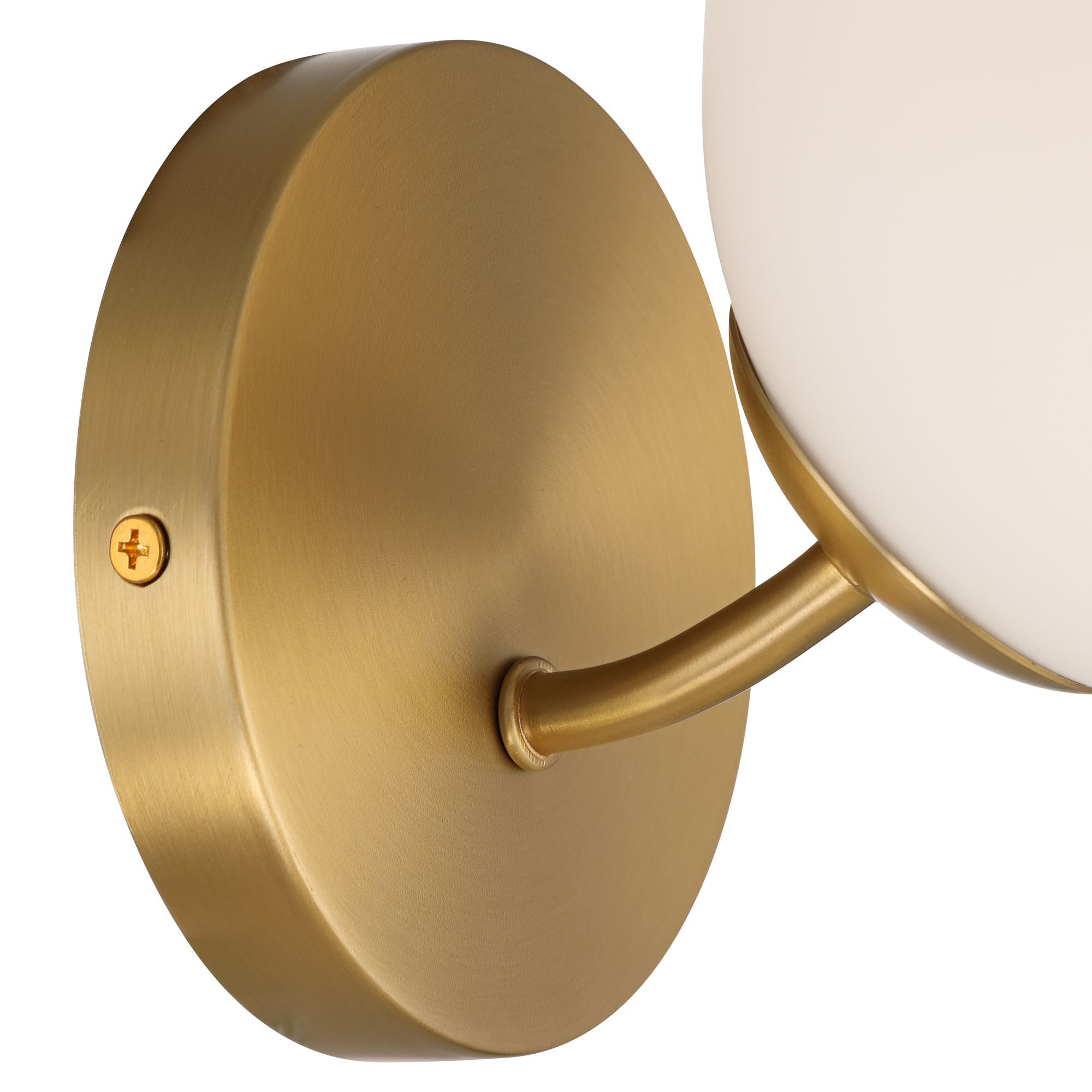 Image 3 Possini Euro Safia 7 3/4" High Brushed Gold Pocket Wall Sconce more views