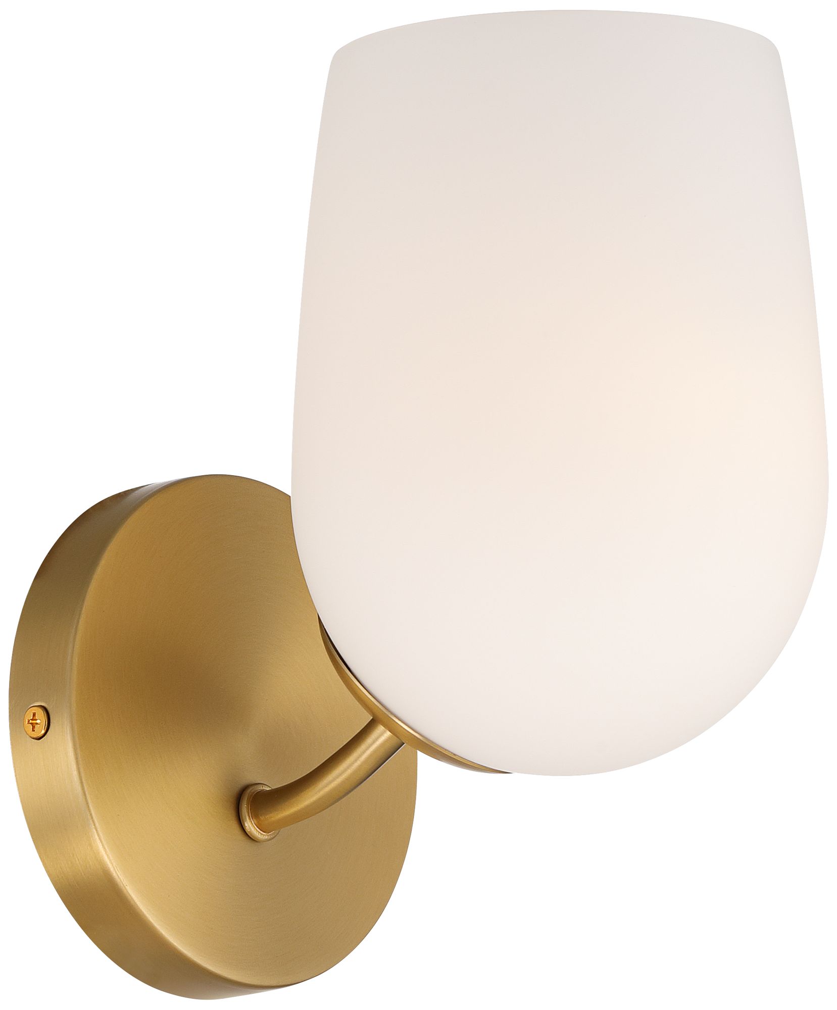 Image 6 Possini Euro Safia 7 3/4" High Brushed Gold Pocket Wall Sconce more views
