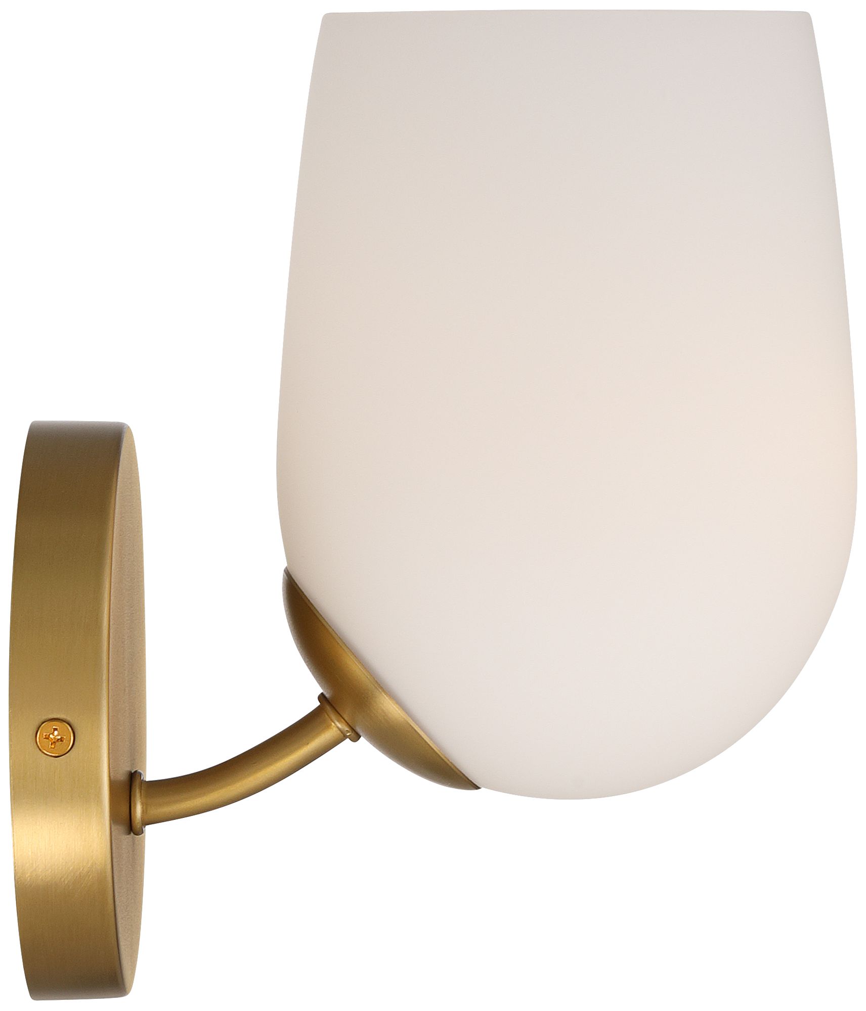 Image 7 Possini Euro Safia 7 3/4" High Brushed Gold Pocket Wall Sconce more views
