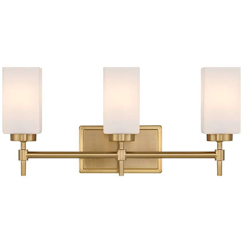 Image 2 Possini Euro Salo 20 3/4" Wide Gold 3-Light Bath Light